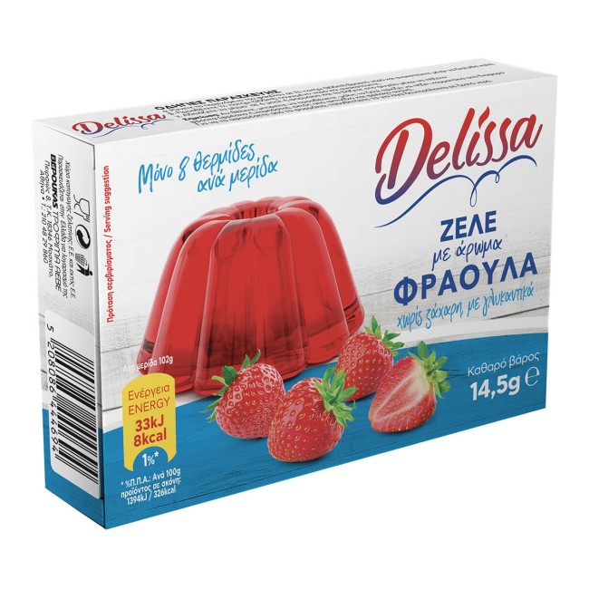 Delissa Ζελέ Φράουλα Light 14,5g