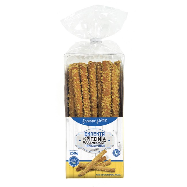 Παραδοσιακά Εκλεκτά Κριτσίνια Καλαμποκιού 250g