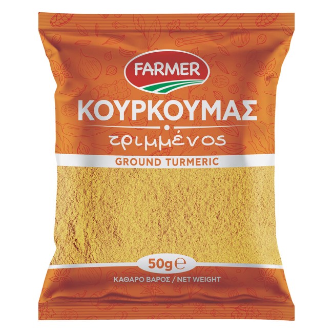 Farmer Κουρκουμάς Τριμμένος 50g Farmer Κουρκουμάς Τριμμένος 50g