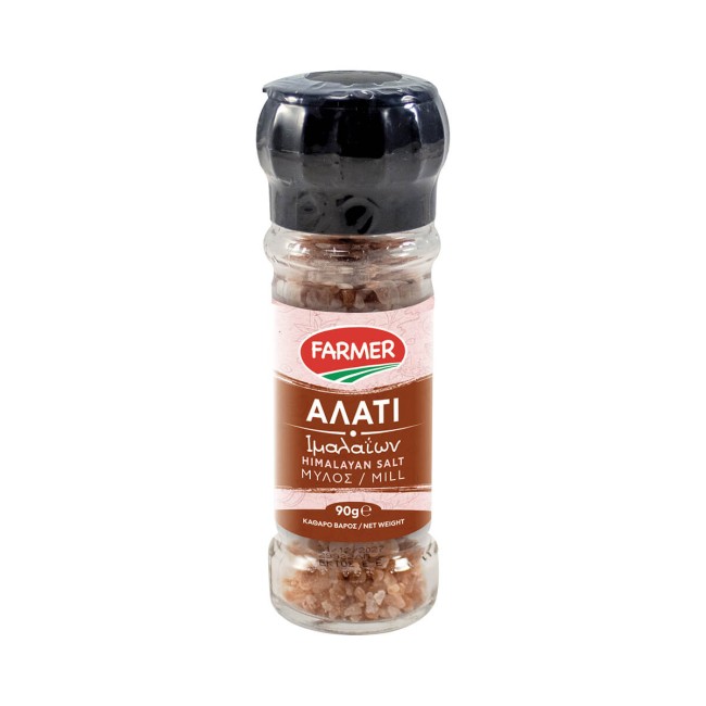 Farmer Αλάτι Ιμαλαϊων Γυάλινος Μύλος 90gr