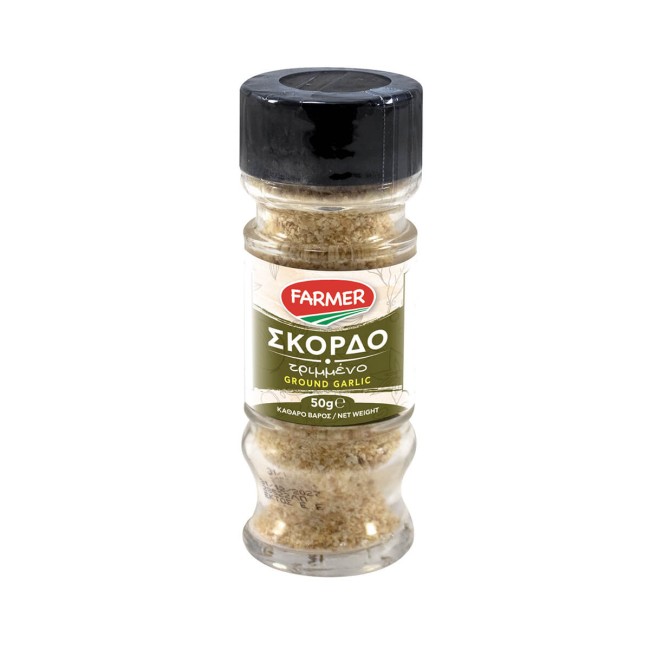 Farmer Σκόρδο Γυάλινο Βάζο 50g