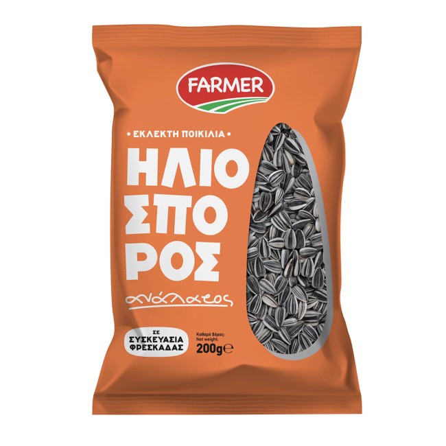 Farmer Ηλιόσπορος Ψημένος Ανάλατος 200gr