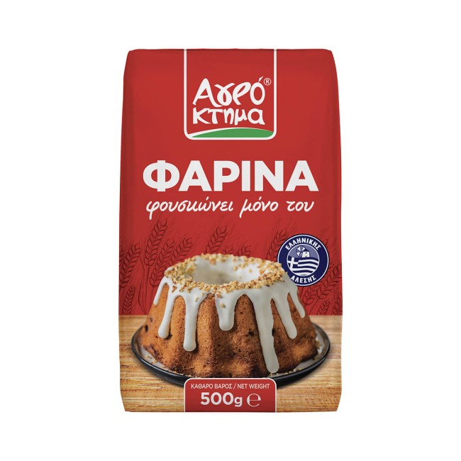 Αγρόκτημα Αλεύρι Φαρίνα 500g Αγρόκτημα Αλεύρι Φαρίνα 500g