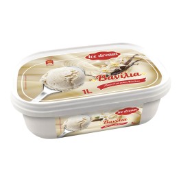 Ice Dream Οικογεναειακό Παγωτό Βανίλια 1Lt