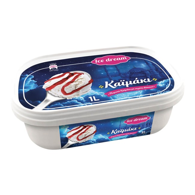 Ice DreamΟικογεναικό Παγωτό Καϊμάκι 1Lt