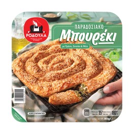 Ροδούλα Μπουρέκι Με Πράσο, Σπανάκι & Φέτα 800gr