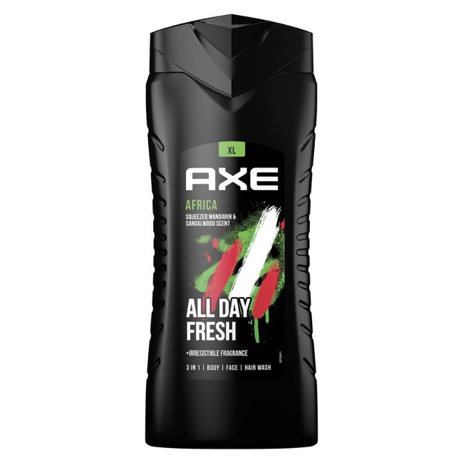 Axe Shower Africa Αφρόλουτρο 400ml συσκευασία