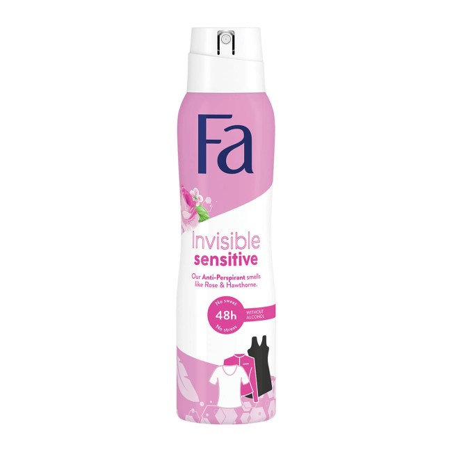 Fa Αποσμητικό Σπρέϊ Invisible Sensitive 150ml