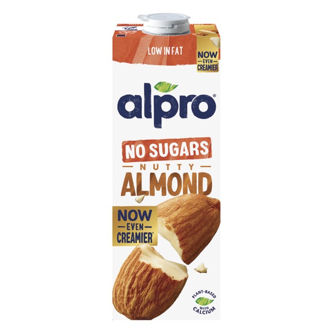 Alpro ρόφημα αμυγδάλου χωρίς ζάχαρη 1lt