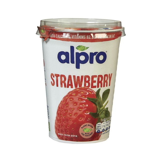 Alpro Φυτικό Επιδόρπιο Σόγιας Με Φράουλα 500gr