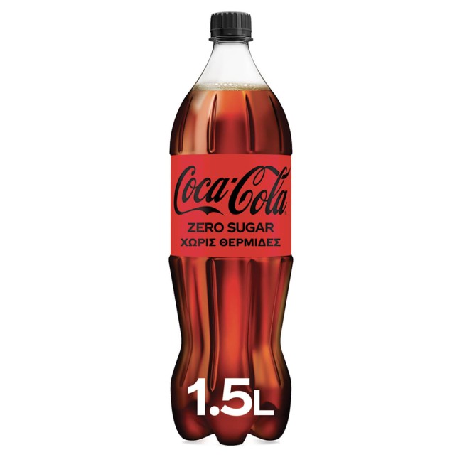 Coca Cola Zero Αναψυκτικό 1,5lt Cola