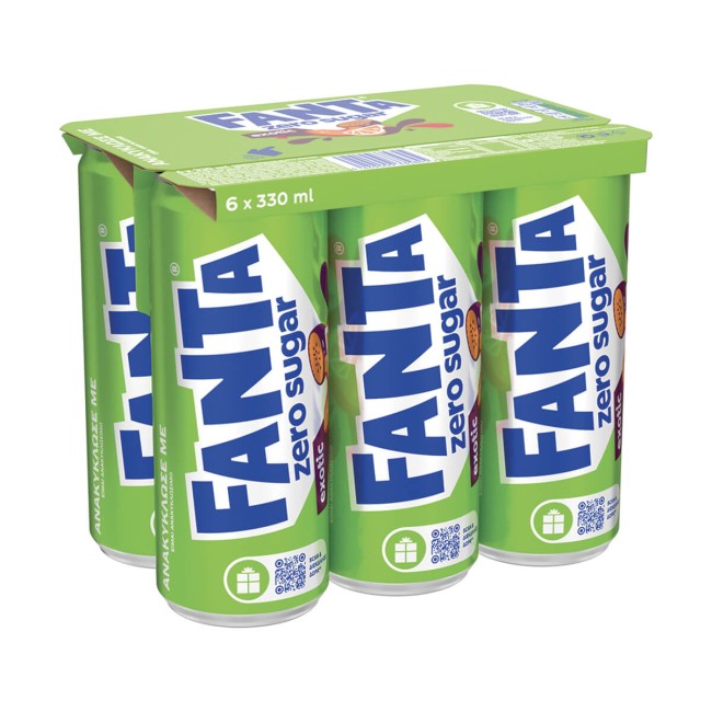 Fanta Αναψυκτικό Exotic Zero 6x330ml