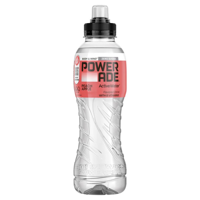 Powerade Active Water Ροδάκινο-Μήλο 500ml