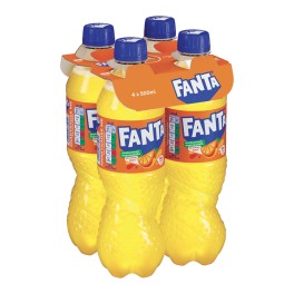 Fanta Αναψυκτικό Πορτοκαλάδα Με Ανθρακικό 4x500ml