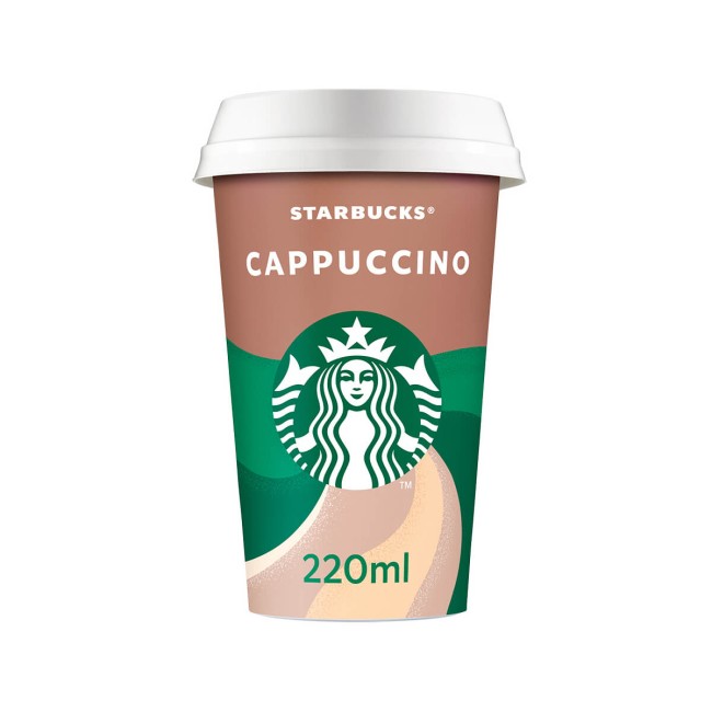 Starbucks Ρόφημα Γάλα Με Καφέ Cappuccino 220m