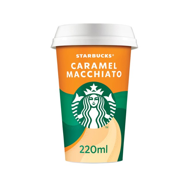Starbucks Ρόφημα Γάλα Με Καφέ Caramel Macchiato 220ml