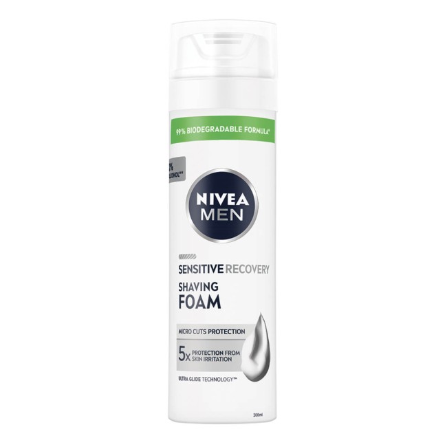Nivea For Men Αφρός Ξυρίσματος Sensitive Recovery 250ml