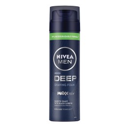 Nivea For Men Deep Αφρός Ξυρίσματος 200ml