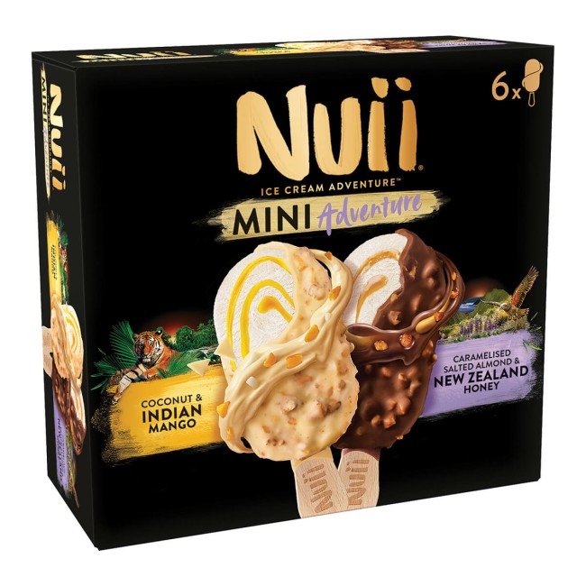 Nuii Mini Παγωτό Ξυλάκι Indian Mango & New Zeland Honey 6x55ml Nuii Mini Παγωτό Ξυλάκι Indian Mango & New Zeland Honey 6x55ml