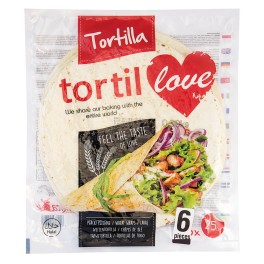 Tortillove Τορτίγιες Σίτου 25cm 6τμχ