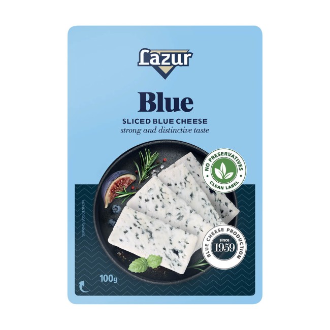 Lazur Μπλε Τυρί σε Φέτες 100gr
