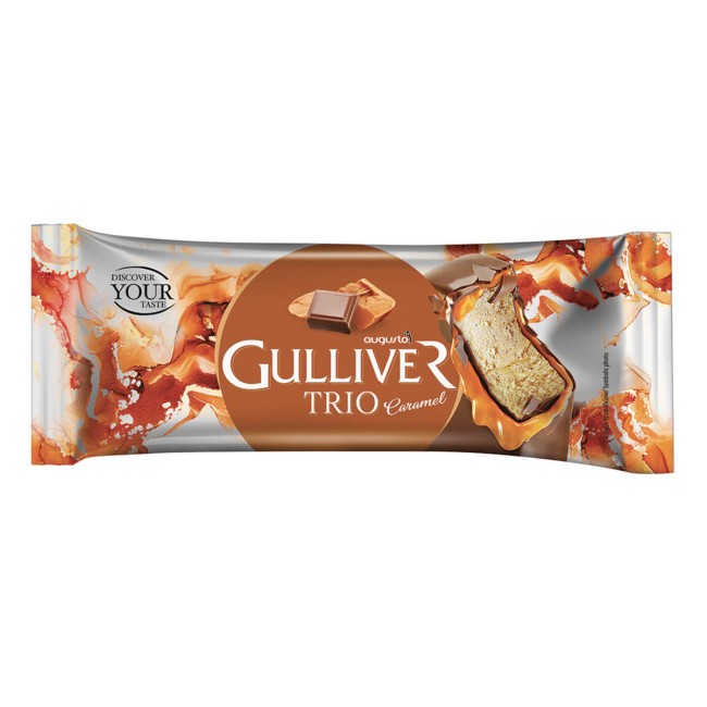 Gulliver Παγωτό Τριπλή Καραμέλα Ξυλάκι 90ml