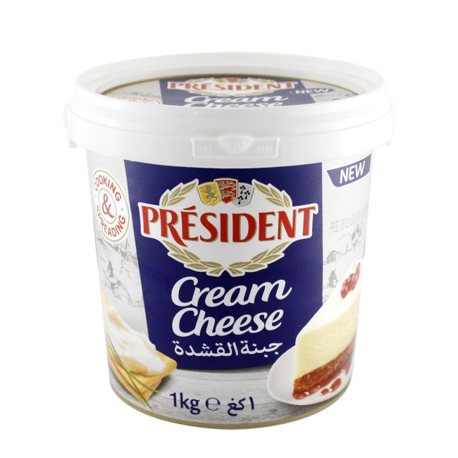 President Cream Cheese Φρέσκο Τυρί Κρέμα 1kg