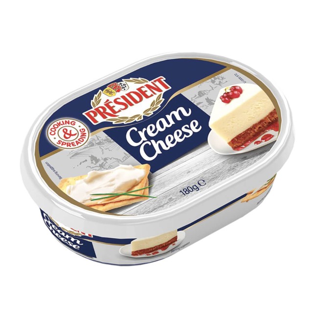 President Cream Cheese Φρέσκο Τυρί Κρέμα 180gr