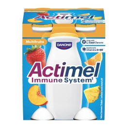 Actimel Ρόφημα Γιαουρτιού Multifruit 4x100gr