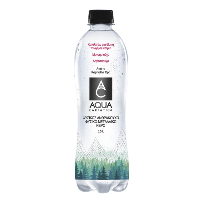 Aqua Carpatica Ανθρακούχο Νερό 500ml