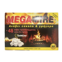 Mega Fire Προσάναμα Κηροζίνης 48τμχ