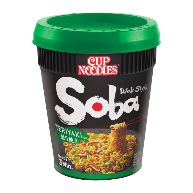 Nissin Soba Noodles Cup Τεριγιάκι 90gr