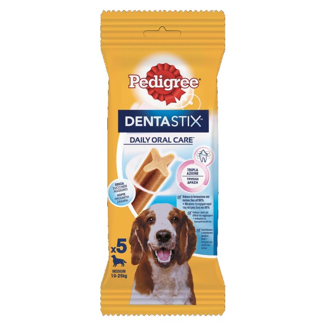 Pedigree Dentastix για μεσαίους σκύλους 128g dental sticks οδοντική φροντίδα