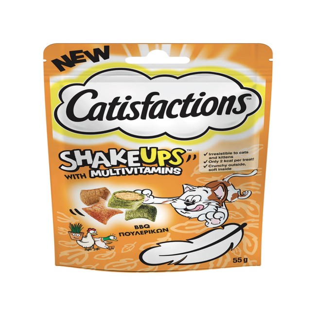 Catisfaction Shake Ups BBQ Πουλερικών 55gr