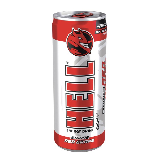 Hell Energy Drink Red Grape 250ml