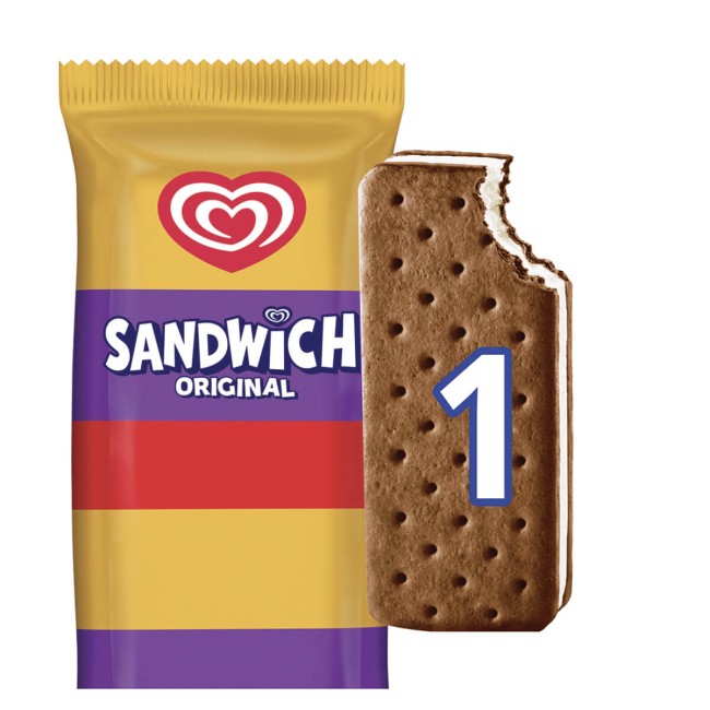 Algida Παγωτό Sandwich Βανίλια 100ml