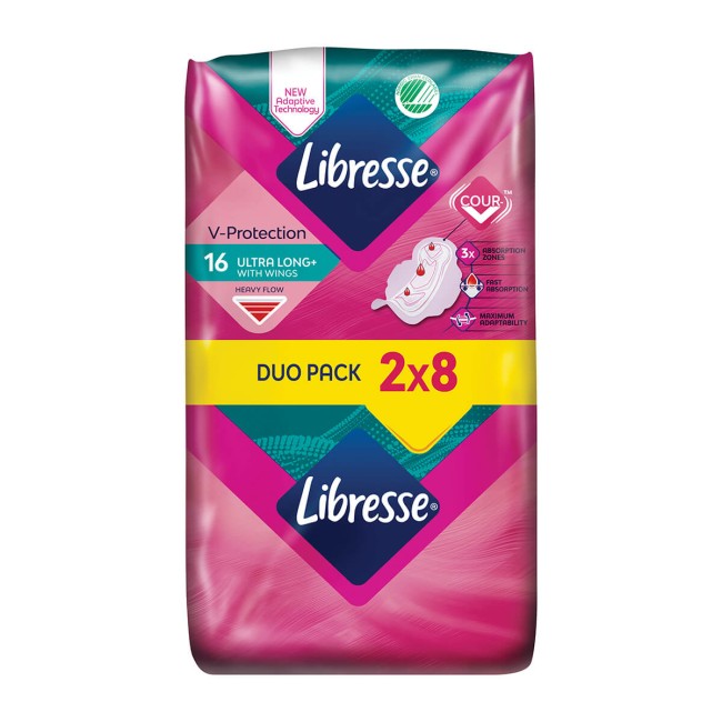 Libresse Ultra Thin Long Wings Σερβιέτες 16τμχ