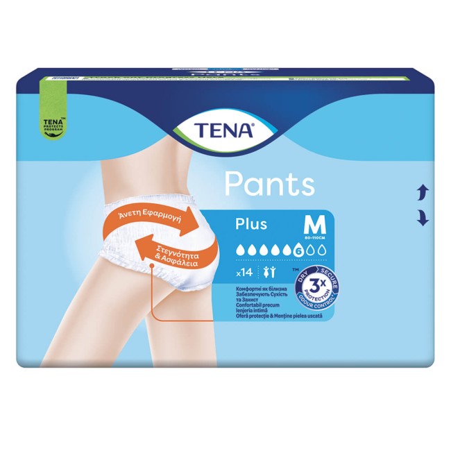 Tena Pants Plus Πάνες Ενηλίκων Medium 14τμχ