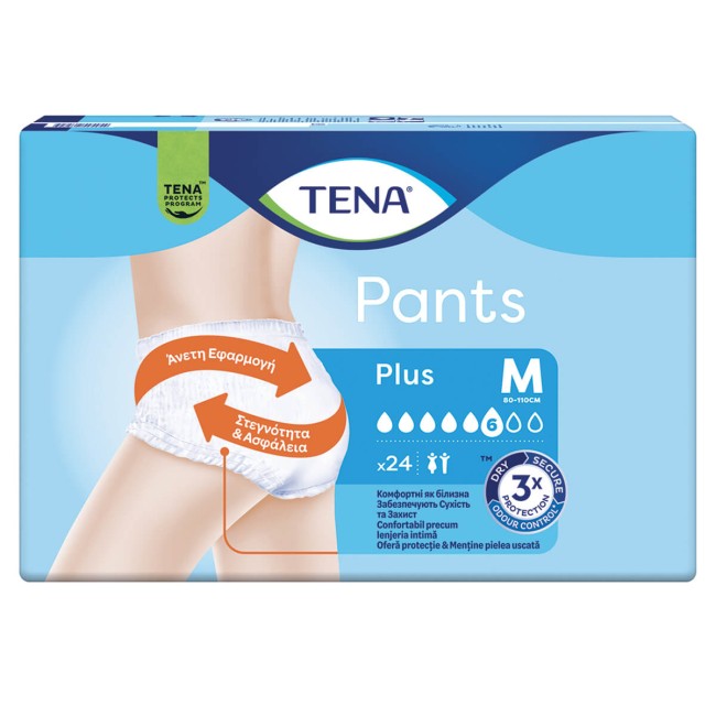 Tena Pants Plus Εσώρουχα Μιάς Χρήσης 24τμχ