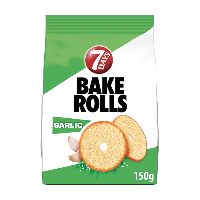 Bake Rolls Παξιμαδάκια Σκόρδο 150g