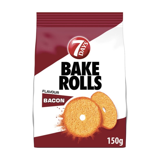Bake Rolls Παξιμαδάκια Μπέϊκον 150g