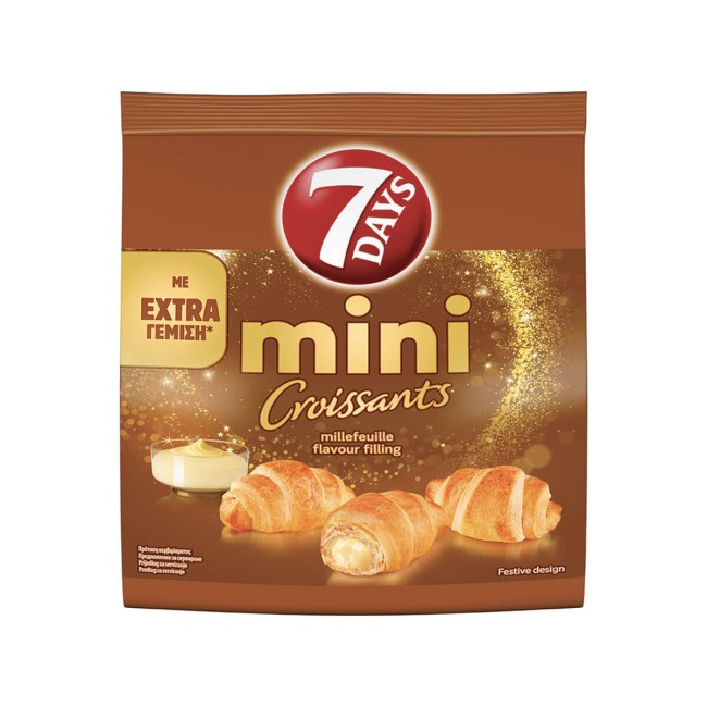 7 Days Μίνι Κρουασάν Μιλφέιγ 103g
