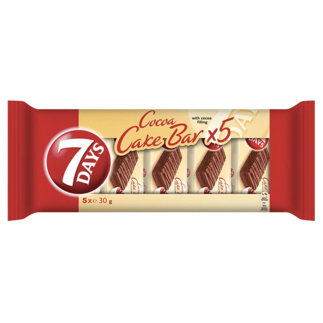 7 Days Cake Bar κακάο 5x30gr
