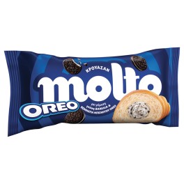 Molto Κρουασάν Βανίλια & Κομμάτια Μπισκότο Oreo 98gr