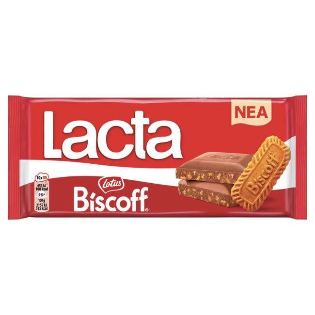 Lacta Σοκολάτα Biscoff 85gr