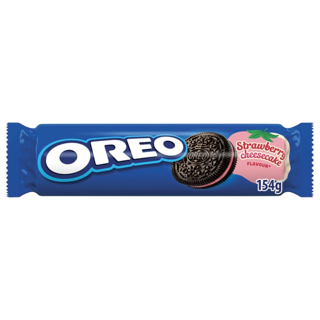Oreo Γεμιστά Μπισκότα Με Φράουλα Cheesecake 154gr