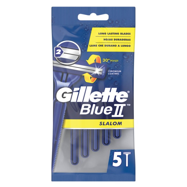 Gillette Blue II Slalom Ξυραφάκια 5τμχ