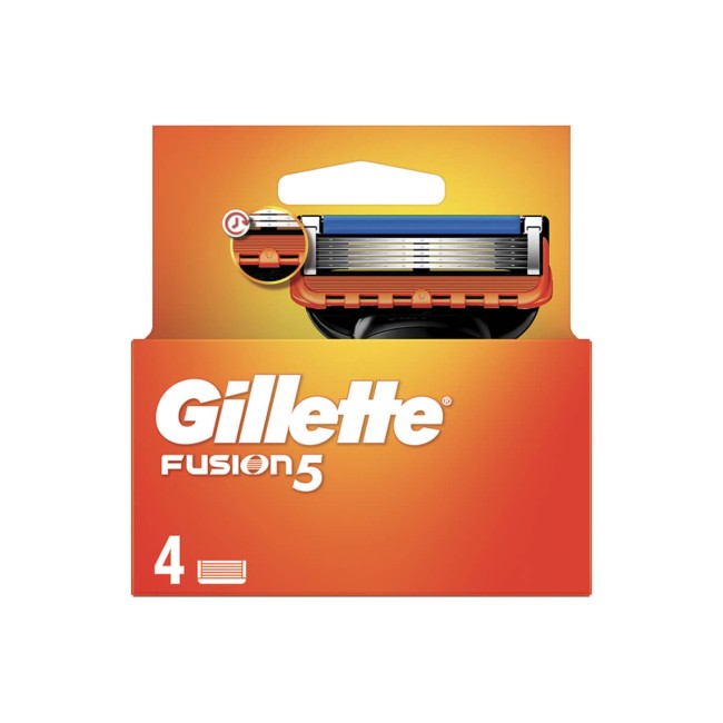 Gillette Fusion Ανταλλακτικά Ξυριστικής Μηχανής - 4 ΤΜΧ