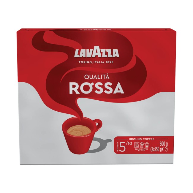 LAVAZZA Qualità Rossa Αλεσμένος Καφές Espresso 2x250g