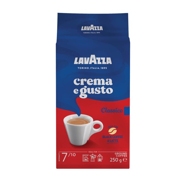 LAVAZZA Crema e Gusto Αλεσμένος Καφές Espresso 250g LAVAZZA Crema e Gusto Αλεσμένος Καφές Espresso 250g